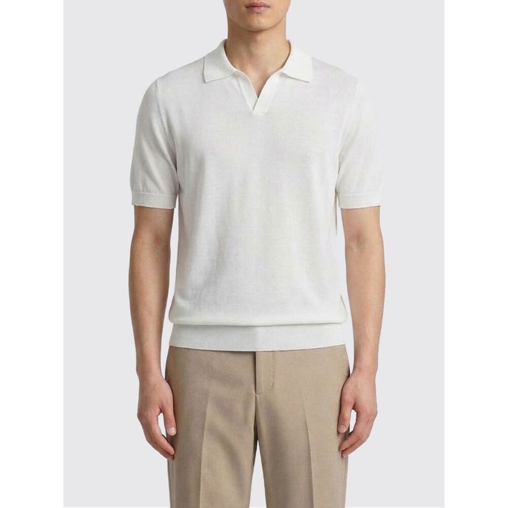 Tagliatore Men Cotton Knit Polo Shirt Tagliatore
